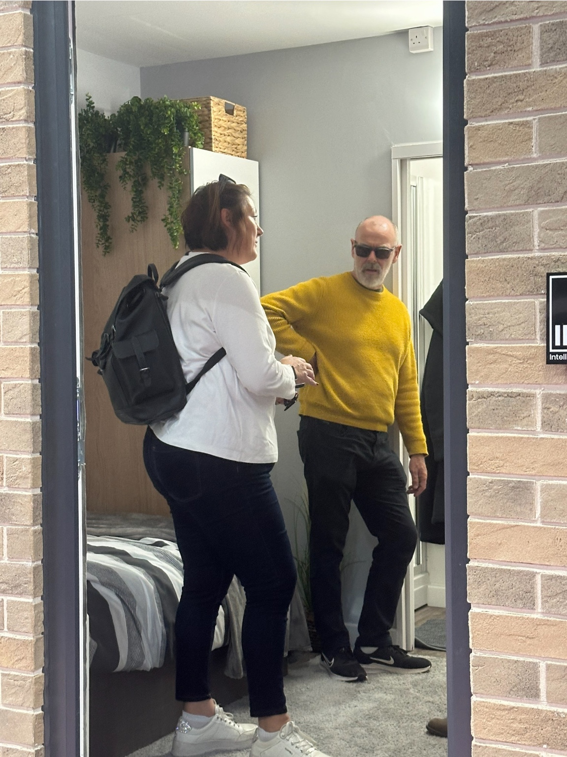 Visitors inside the HomePod at Grand Designs, NEC Birmingham